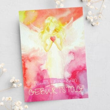 Alles Liebe zum Geburtstag Postkarte