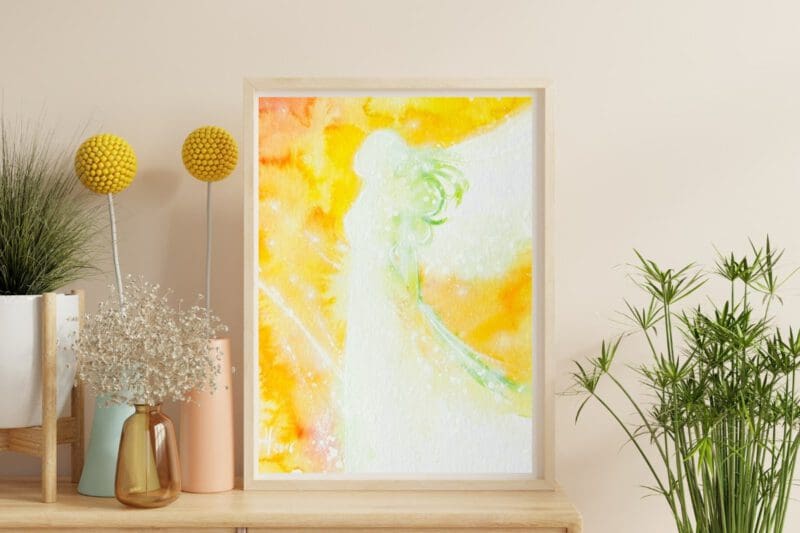 Schutzengel Poster "Das Licht in mir" Engel Foto zur Stärkung und Hoffnung – Bild 4