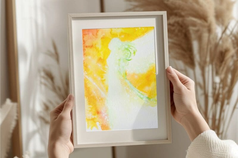 Schutzengel Poster "Das Licht in mir" Engel Foto zur Stärkung und Hoffnung – Bild 2