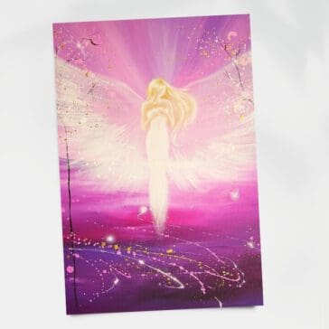 Engel Kunstdruck Poster "Die Liebe in Dir" kraftvolles Engelbild für Deine Wände