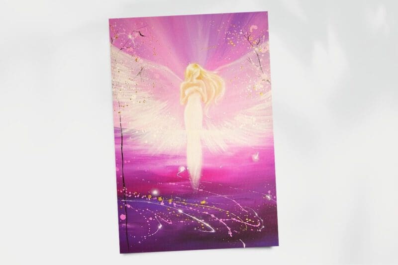 Engel Kunstdruck Poster "Die Liebe in Dir" kraftvolles Engelbild für Deine Wände