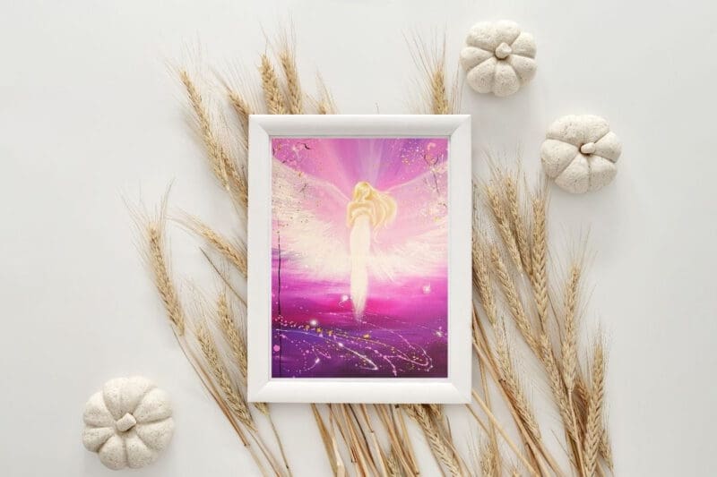 Engel Kunstdruck Poster "Die Liebe in Dir" kraftvolles Engelbild für Deine Wände – Bild 7