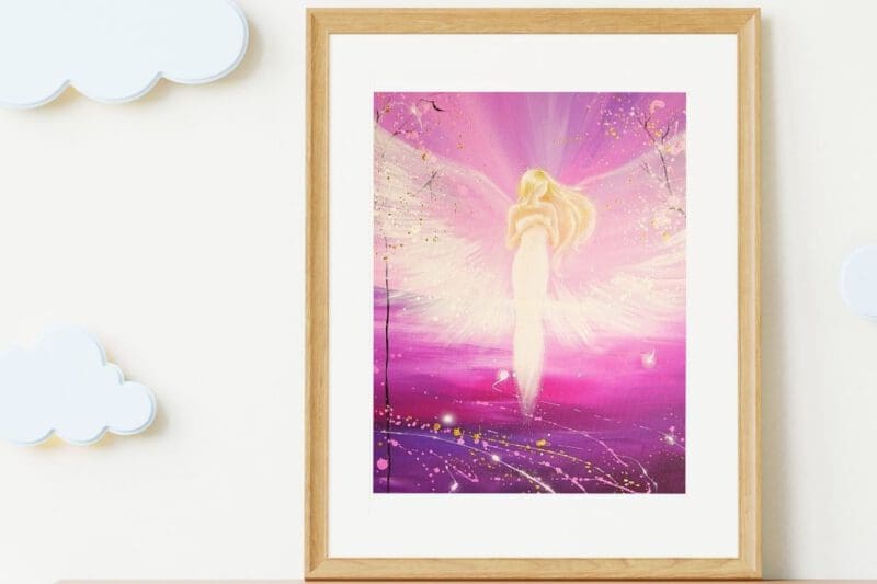 Engel Kunstdruck Poster "Die Liebe in Dir" kraftvolles Engelbild für Deine Wände – Bild 8