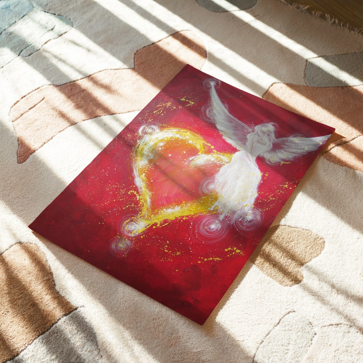 Engelbild "Engelsherz" – ein Poster voller Liebe & Licht – Bild 4