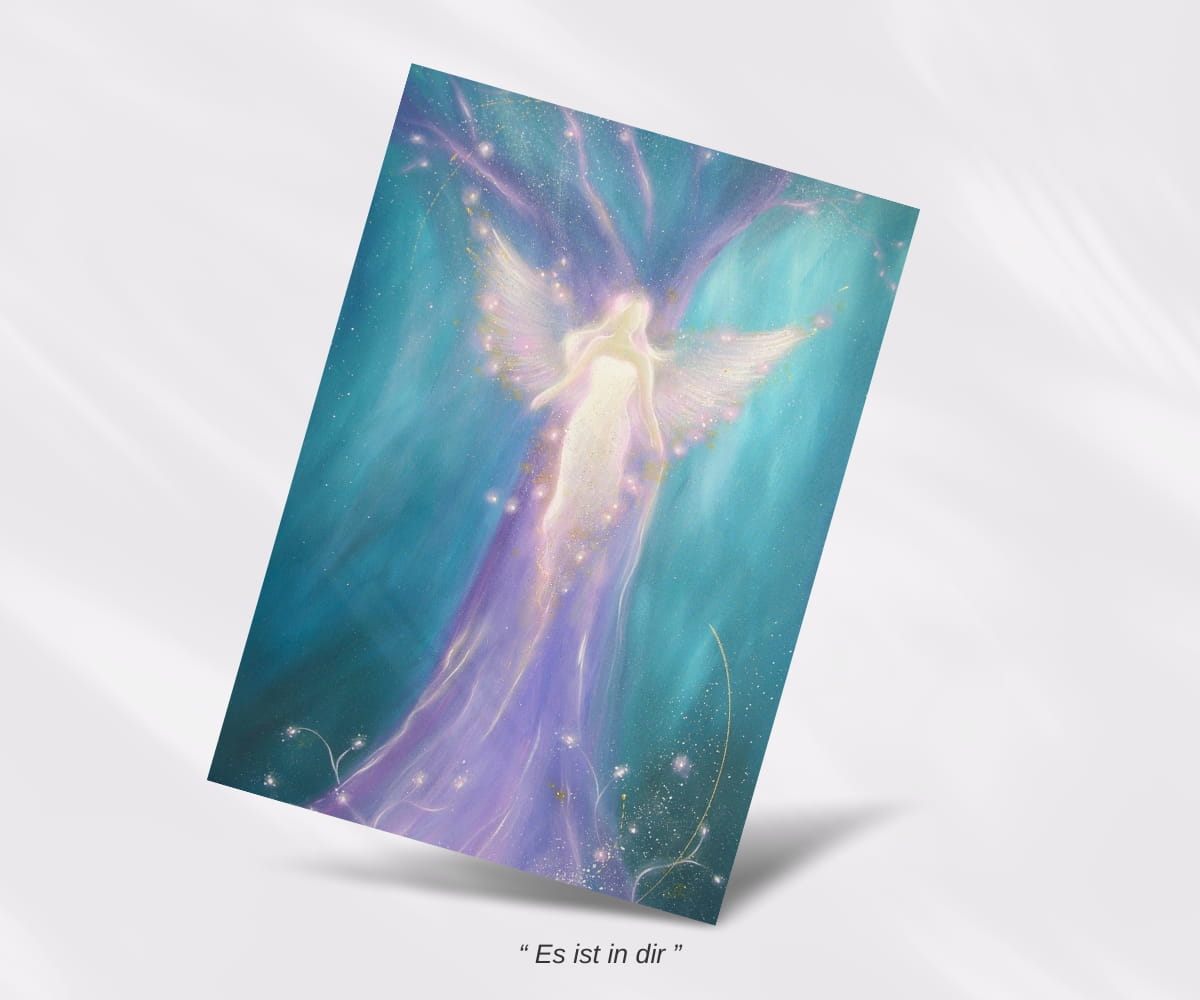 Schutzengel Poster "Es ist in Dir" Ein Schutzengelbild voller Licht – Bild 3