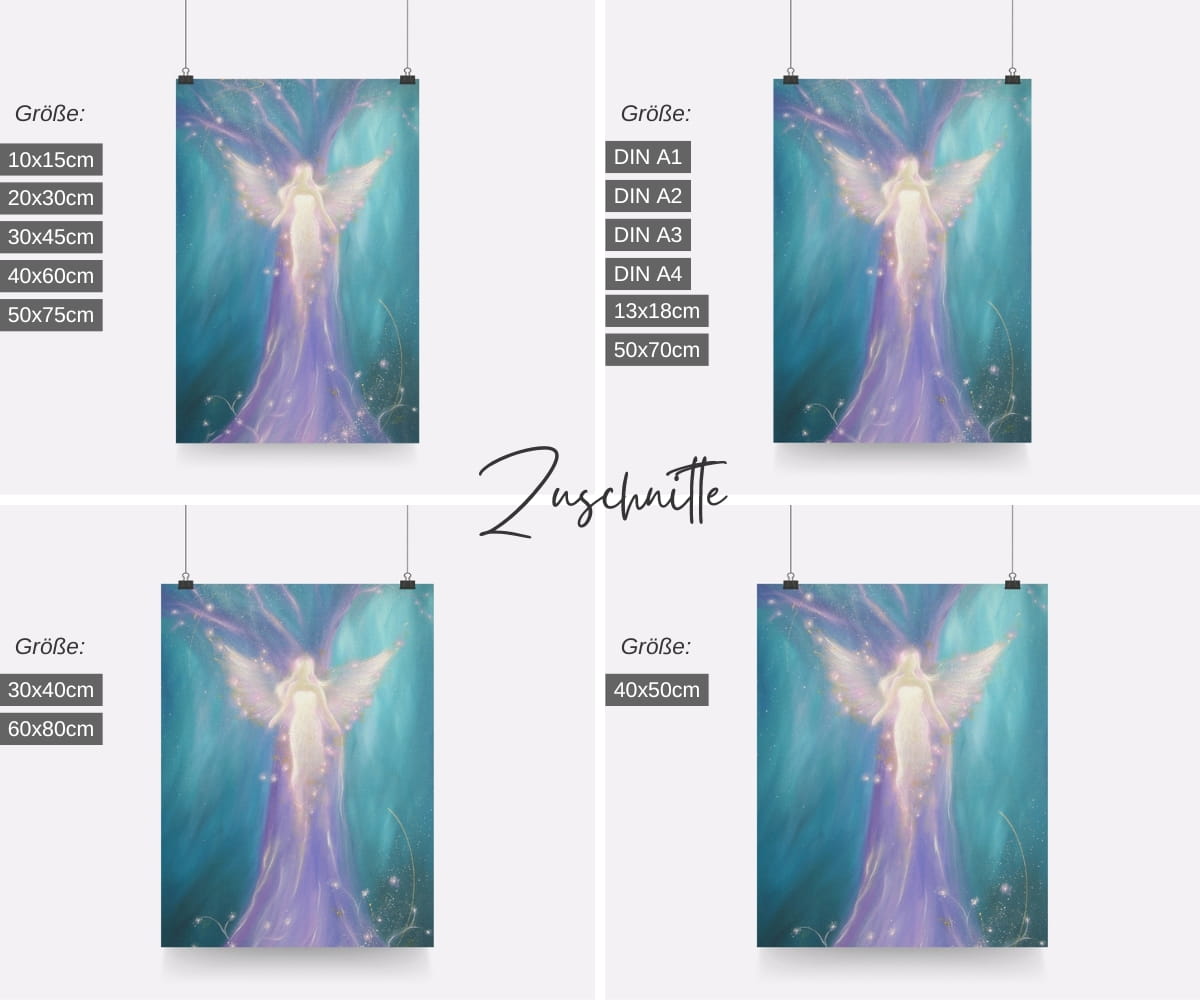 Schutzengel Poster "Es ist in Dir" Ein Schutzengelbild voller Licht – Bild 4