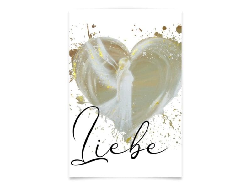 Engel Kunstfoto "Liebe" in den Größen 20x30cm, 30x40cm, 40x60cm – Bild 2