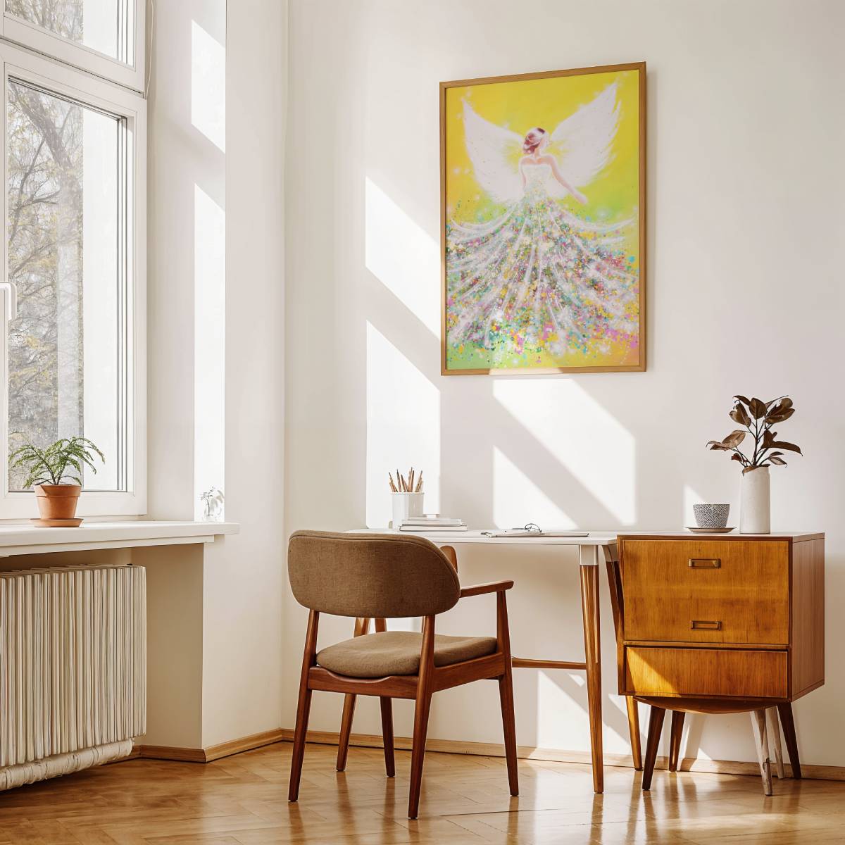 Schutzengelbild "Naturenergie" Engel poster für Lebensfreude & innere Kraft – Bild 8