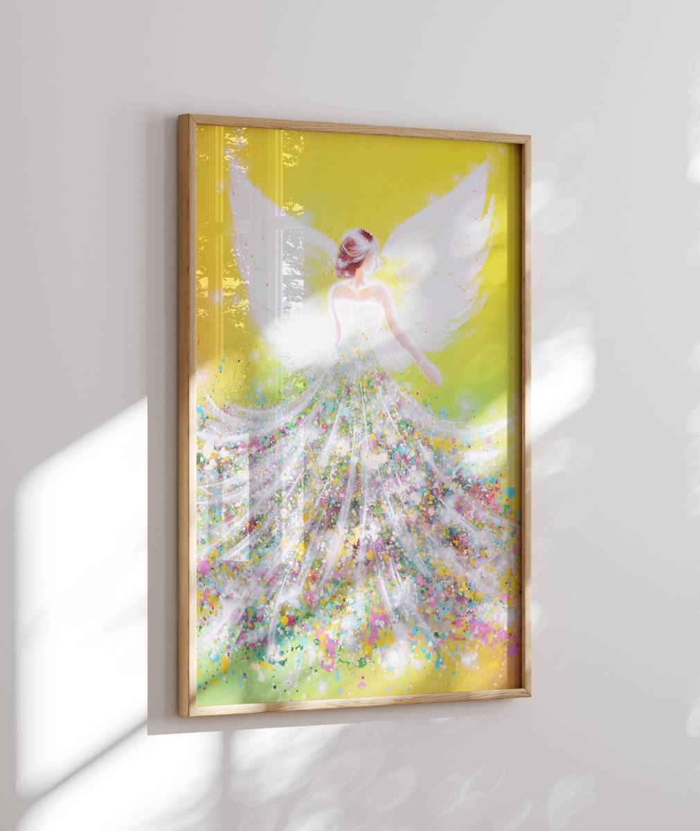 Schutzengelbild "Naturenergie" Engel poster für Lebensfreude & innere Kraft – Bild 9