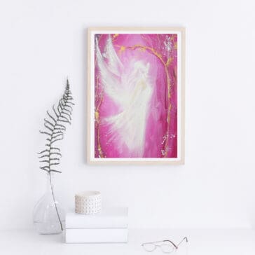 Engel Poster: "Schutzengel" modernes Wandbild