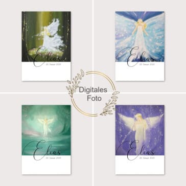 Personalisiertes Digitales Foto / Poster Jungen mit Namen
