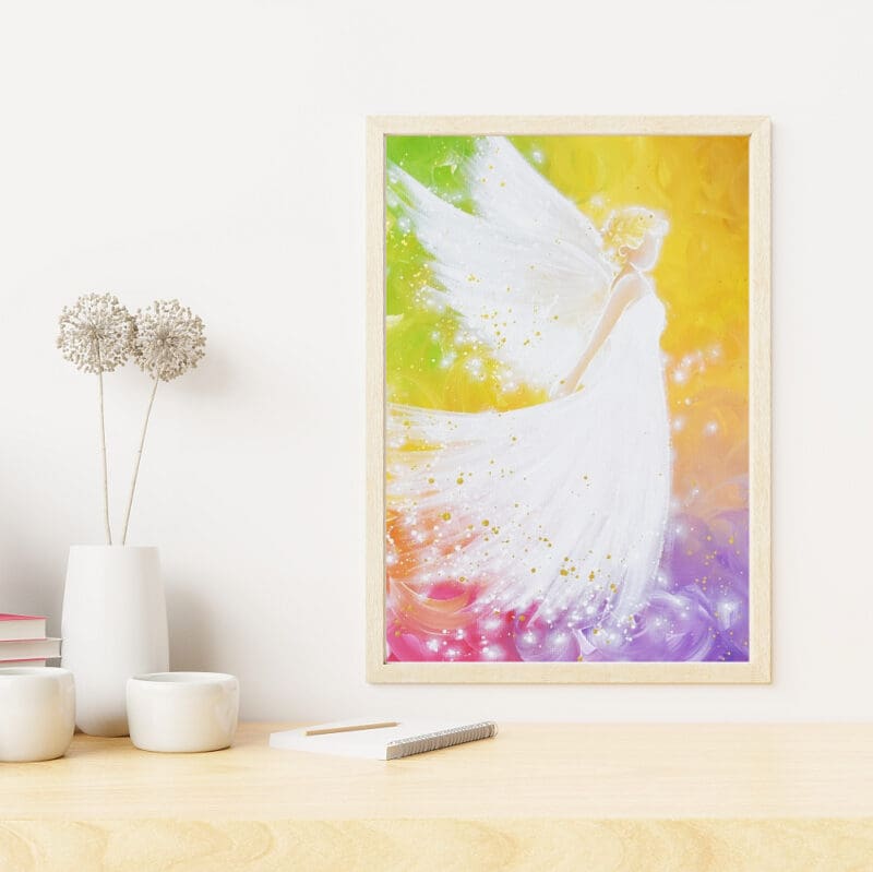 Buntes Engel Kunstfoto
