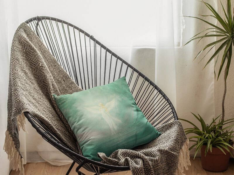 Engel Zierkissen für Couch und Sofa, inklusive Füllung – Bild 3