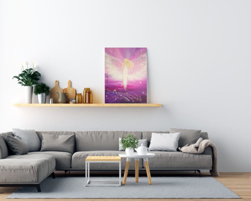 Engel Leinwanddruck "Die Liebe in Dir" Zartes Engel Wandbild – Bild 4