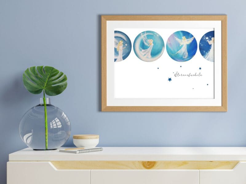 Engel Collage Poster "Sternenfunkeln" – Bild 4