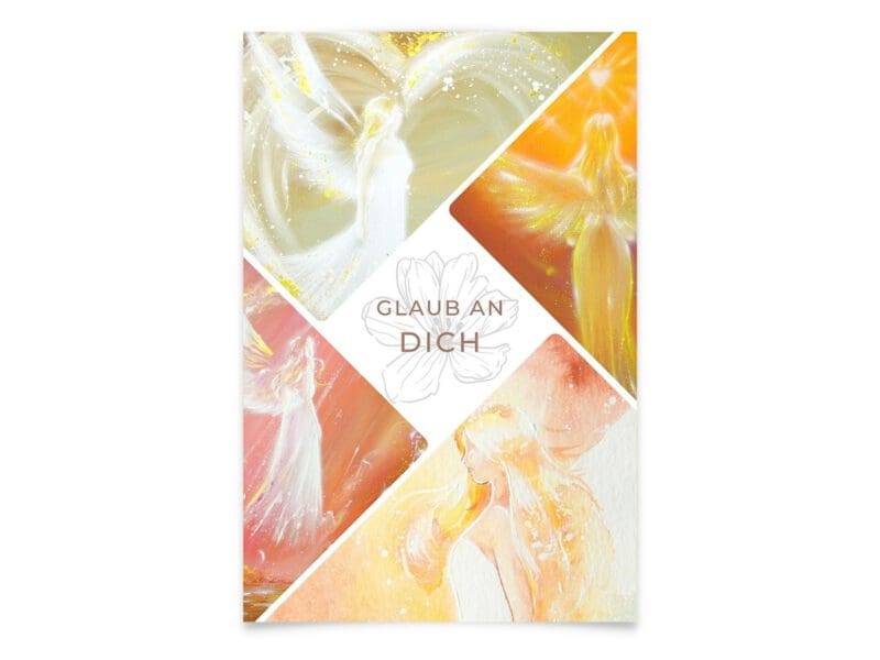 Schutzengel Collage "Glaub an Dich" – Bild 2