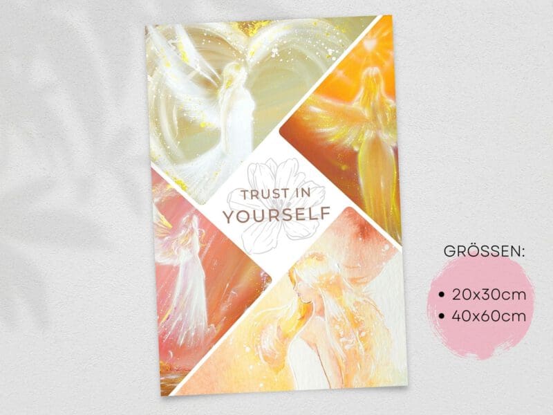 Schutzengel Collage "Trust in yourself" – Bild 3