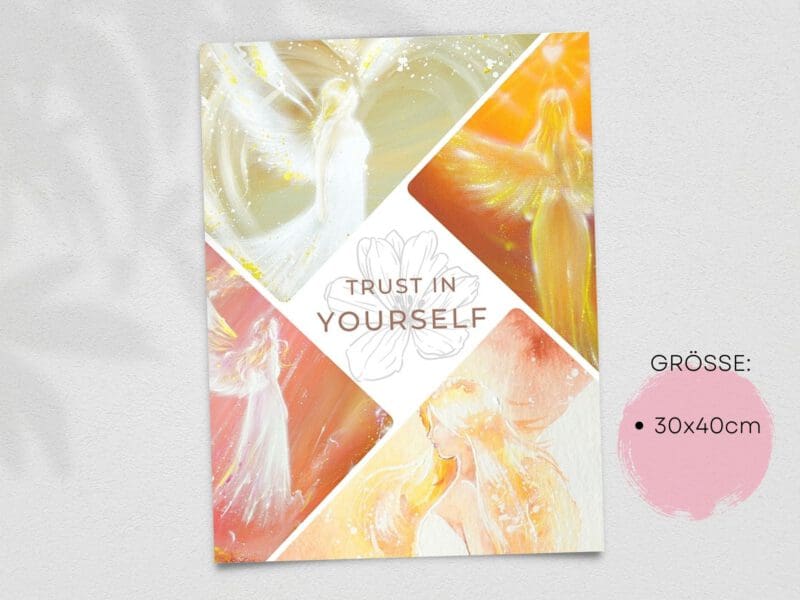 Schutzengel Collage "Trust in yourself" – Bild 2