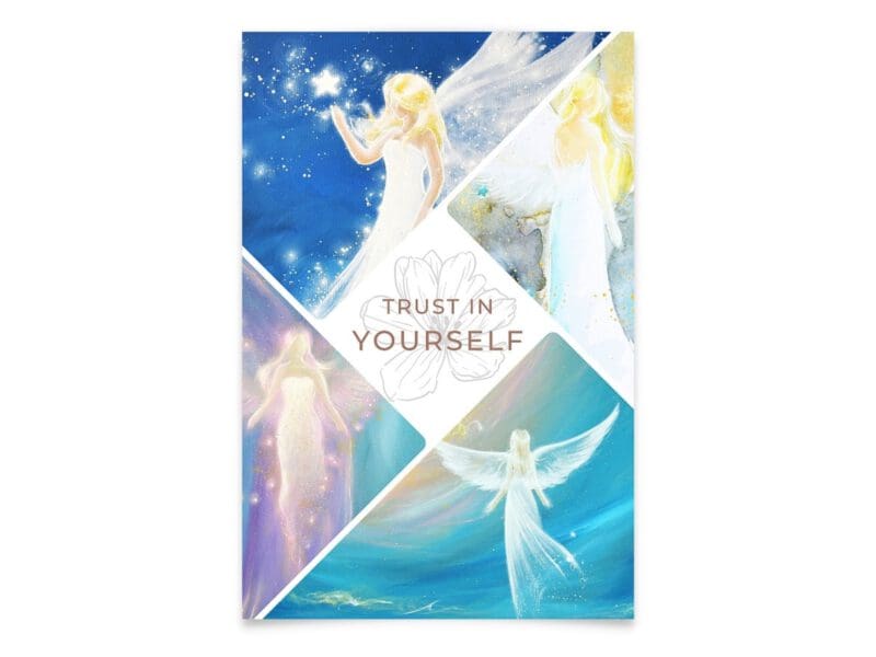 Schutzengel Bild Collage "Trust in yourself" – Bild 2