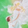 Original Engelbild " Geführt durch Liebe" - Handgemaltes Engel Wandbild in Acryl – Bild 2