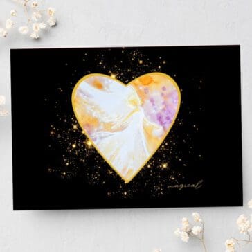 Engel Postkarte "magical"