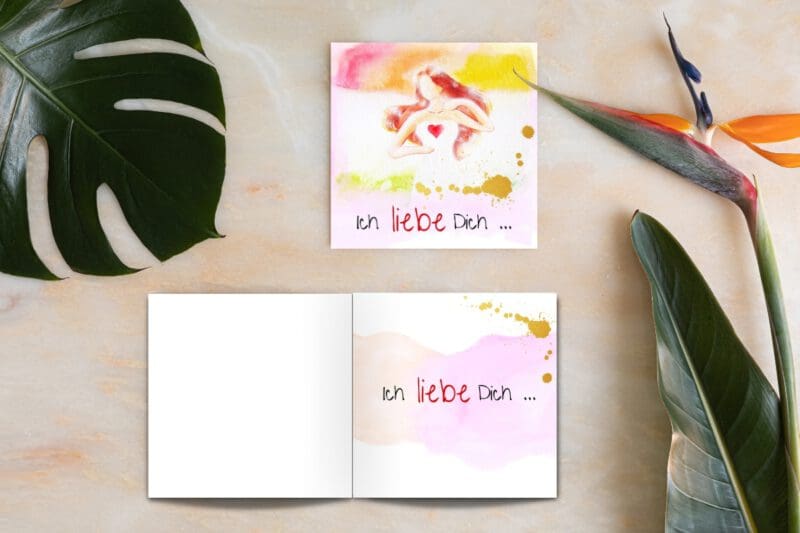 Geschenk Buch "Ich liebe Dich..." Schutzengel Büchlein für eine einzigartige Person – Bild 3