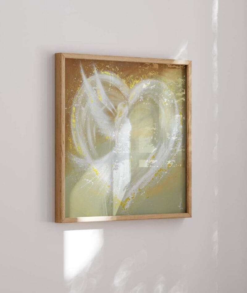 Engelbild "Weg ins Herz" - Ein Engel Poster voller Wärme und Liebe – Bild 11