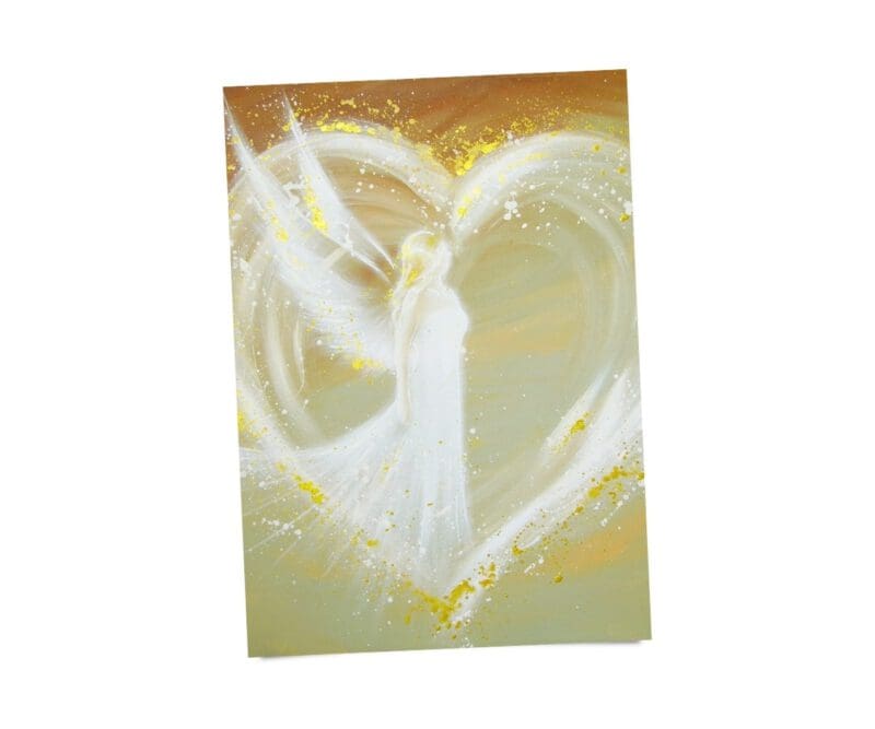 Engelbild "Weg ins Herz" - Ein Engel Poster voller Wärme und Liebe – Bild 3