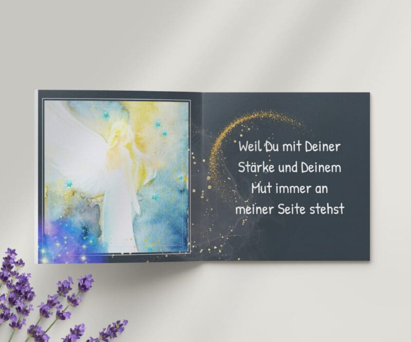 Geschenk Engel Büchlein "Du bist etwas ganz Besonderes" liebevolle Anerkennung für einen Herzensmenschen – Bild 7