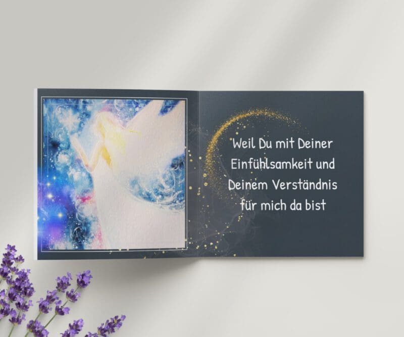 Geschenk Engel Büchlein "Du bist etwas ganz Besonderes" liebevolle Anerkennung für einen Herzensmenschen – Bild 6