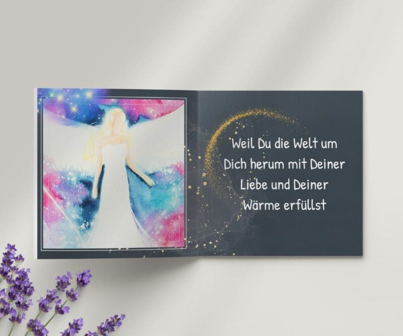 Geschenk Engel Büchlein "Du bist etwas ganz Besonderes" liebevolle Anerkennung für einen Herzensmenschen – Bild 5