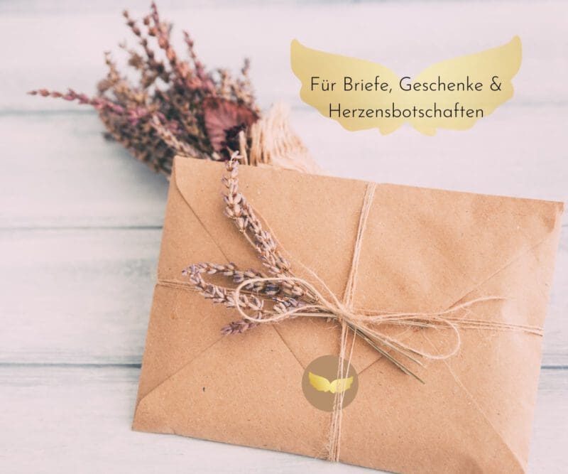 Schutzengel Engelsflügel Sticker – kleine Zeichen des Lichts zum Aufkleben – Bild 6