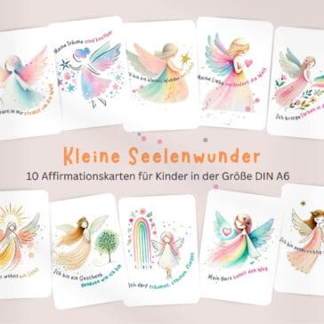 Engel Affirmationskarten für Kinder