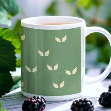 Engelsflügel Tasse - Feine kleine Flügel mit großer Wirkung