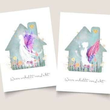 Personalisierbares Engelbild für dein Zuhause