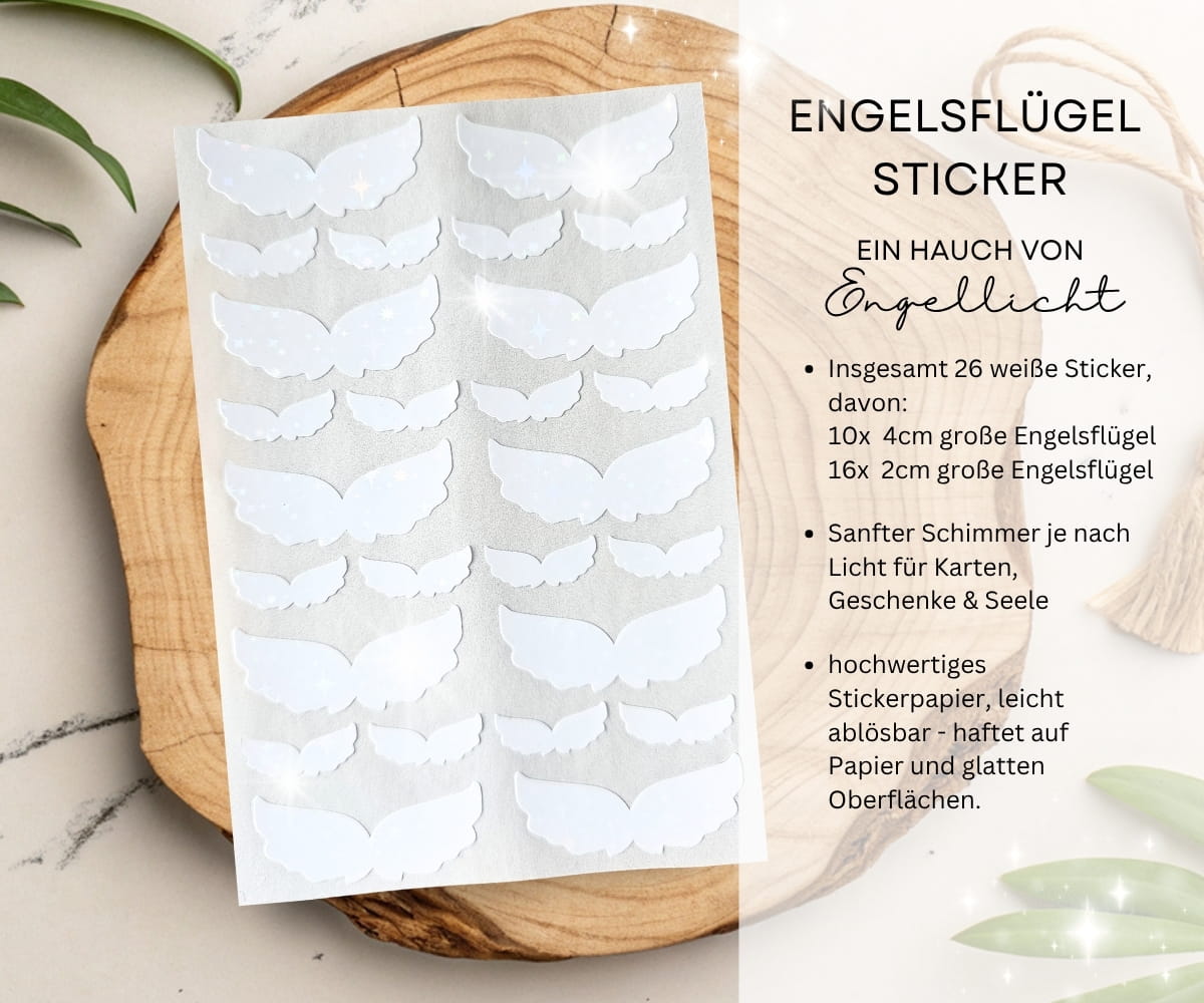 Engelsflügel Sticker - Ein Hauch von Engellicht – Bild 2